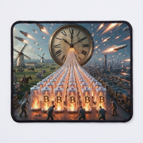 Item preview, Bitcoin harnessing deep time designed and sold by Fractal_Psyience.