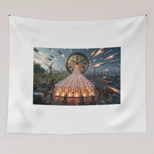 Item preview, Bitcoin harnessing deep time designed and sold by Fractal_Psyience.