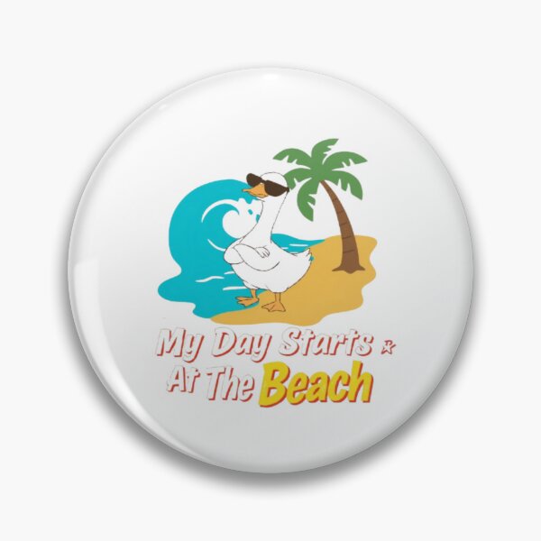 Item preview, Summer goose my day starts at the beach! designed and sold by Tama-sirth.
