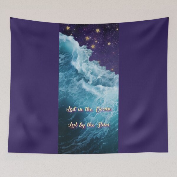 Item preview, Lost in the ocean led by the stars designed and sold by SageTeaArts.