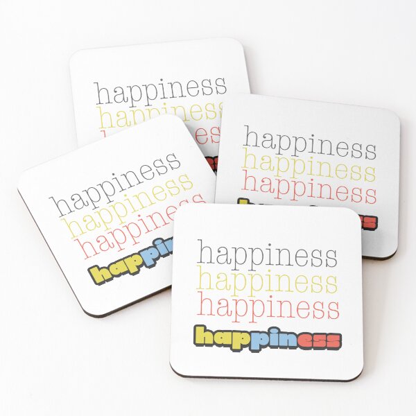 Item preview, Happiness – Positive Mindset Minimalist Typography Design designed and sold by StudioAyinla.