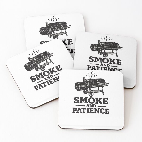Item preview, Smoke and Patience Funny BBQ Smoker designed and sold by EastEndTownie.