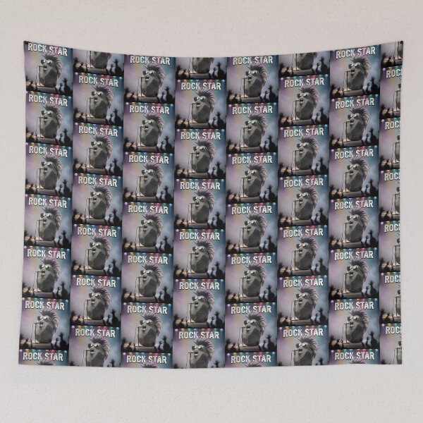 Item preview, Funny Rock Star Inspired Pun Design – Rock Dressed as a Rockstar "ROCK STAR" Wool Design designed and sold by Donsean22.