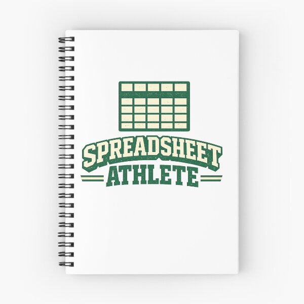 Item preview, Spreadsheet Athlete Funny Office Worker Design designed and sold by EastEndTownie.