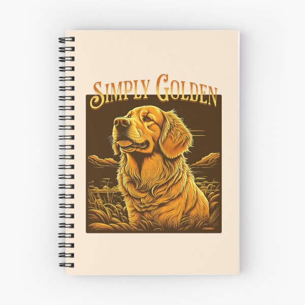 Item preview, Simply Golden Vintage Golden Retriever Retro Dog Lover Design designed and sold by Sachie's Studio.
