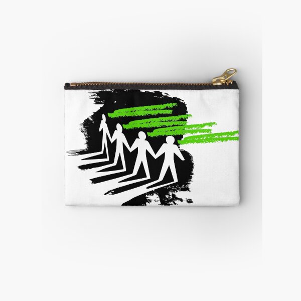 Item preview, Urban Streetwear Graffiti Figures Green Accent Art designed and sold by rich-moda.