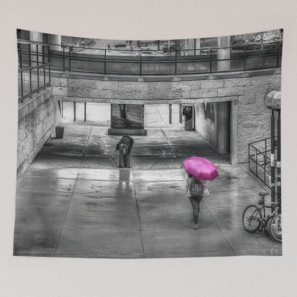 Item preview, Girl with the Pink Umbrella designed and sold by Victor Kilman.