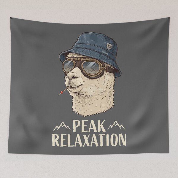 Item preview, Peak Relaxation Cool Alpaca designed and sold by Amir Faysal.