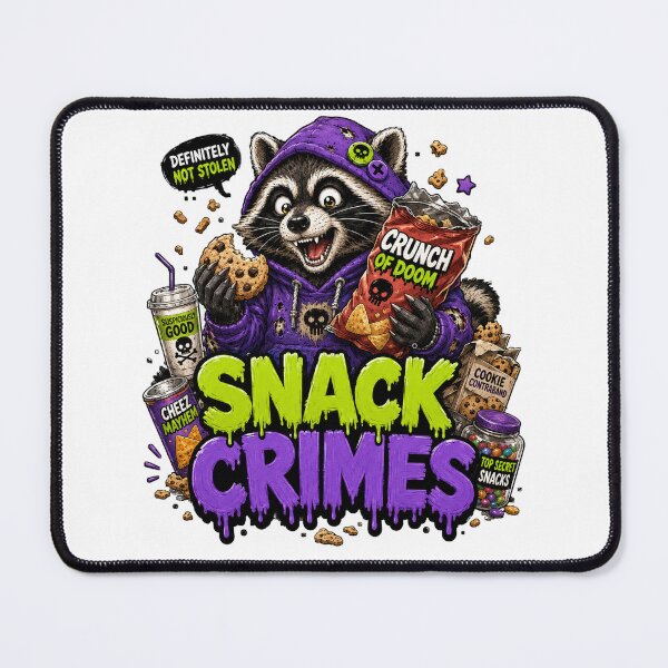 Item preview, Snack Crimes Raccoon designed and sold by Vitalka-uk.