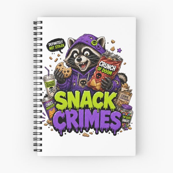 Item preview, Snack Crimes Raccoon designed and sold by Vitalka-uk.