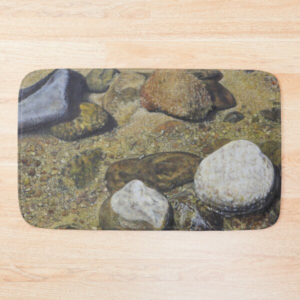Item preview, River Stones and Nature Texture - Seomjin River designed and sold by HaedamArt.