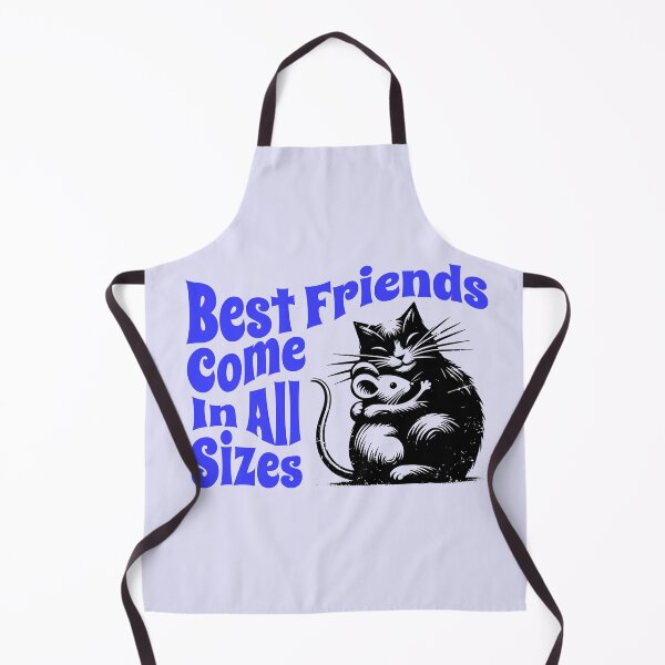 Item preview, Best Friends Come in All Sizes | Cute Cat Hugging Mouse Friendship Design designed and sold by Sachie's Studio.