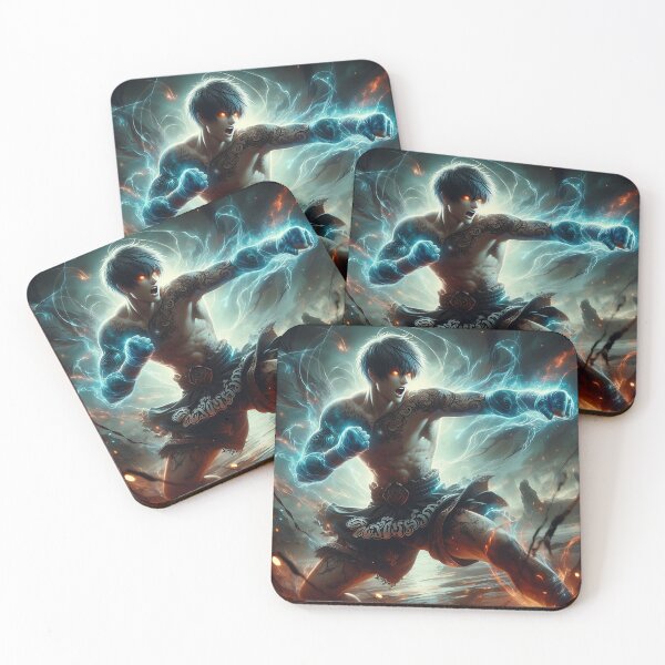 Item preview, Muay Thai fighter designed and sold by GalleryBrisArt.