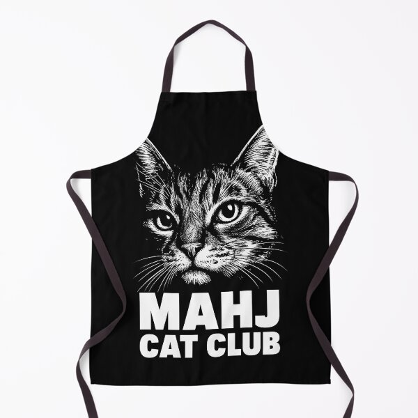Item preview, MAHJ Cat Club Vintage Cat Portrait | Mahjong Cat Lover Graphic designed and sold by WearVerse440.