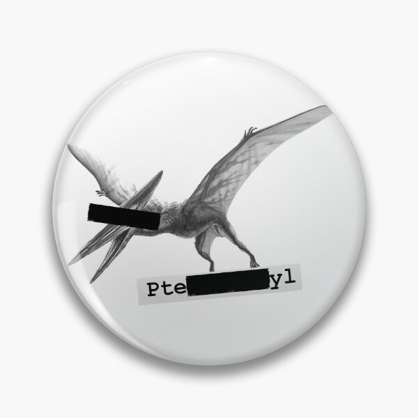 Item preview, pteREDACTyl | Funny Dinosaur Pun Pterodactyl T-Shirt designed and sold by ShirtRemarks.