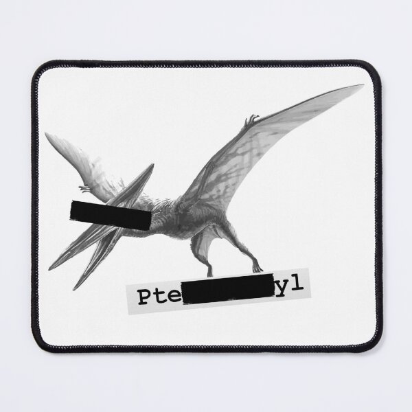Item preview, pteREDACTyl | Funny Dinosaur Pun Pterodactyl T-Shirt designed and sold by ShirtRemarks.