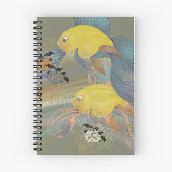 Item preview, Gold Fish with Lotus designed and sold by ruinsoftroy.