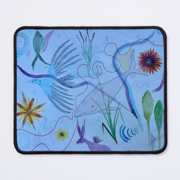Item preview, Whimsical animal painting designed and sold by KakiDimock.
