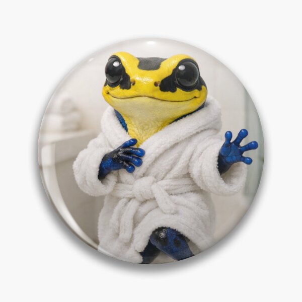 Item preview, Cozy Bathrobe Poison Dart Frog designed and sold by Sillytoe.