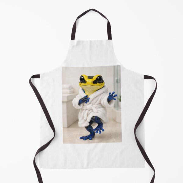 Item preview, Cozy Bathrobe Poison Dart Frog designed and sold by Sillytoe.