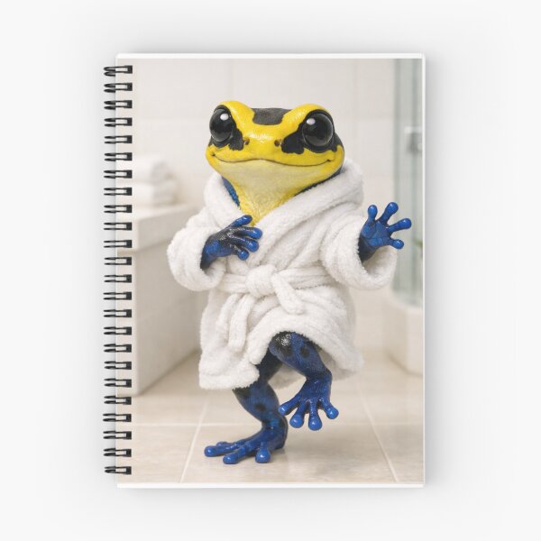 Item preview, Cozy Bathrobe Poison Dart Frog designed and sold by Sillytoe.