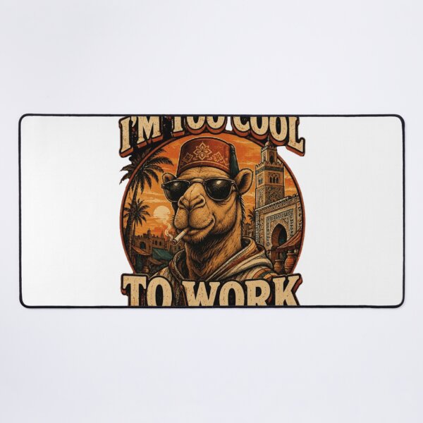 Item preview, too cool to work 2 designed and sold by tatasoo.