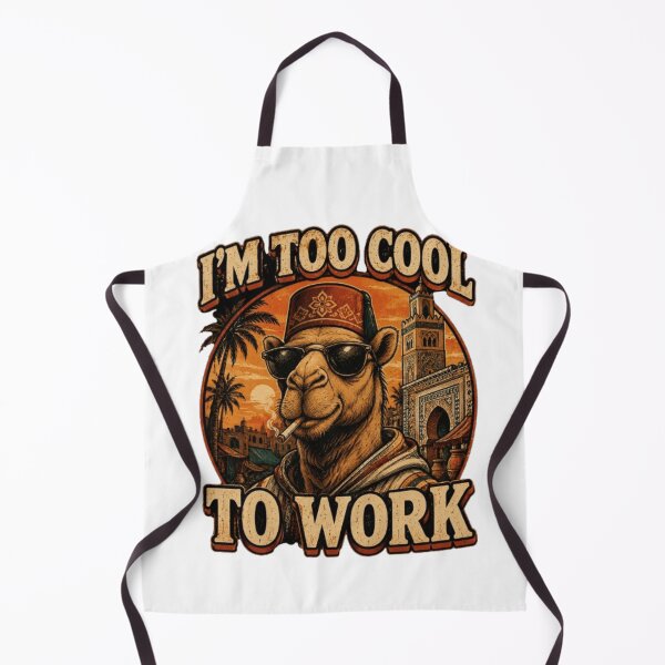 Item preview, too cool to work 2 designed and sold by tatasoo.