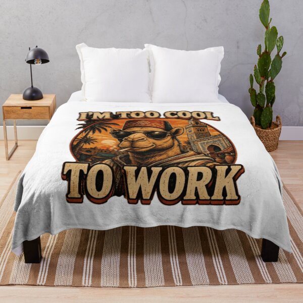 Item preview, too cool to work 2 designed and sold by tatasoo.