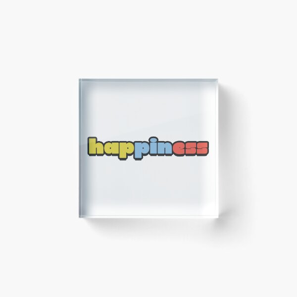 Item preview,  Happiness – Positive Mindset Minimalist Typography Design designed and sold by StudioAyinla.