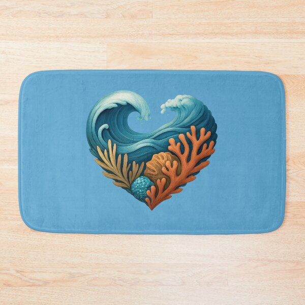 Item preview, Ocean Heart – Coastal Nature Art designed and sold by Yomere.