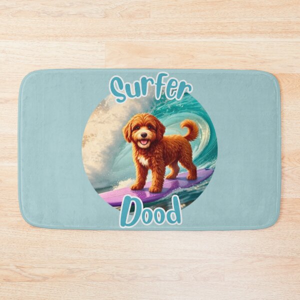 Item preview, Surfer Dood River (round) designed and sold by Doodles Down South.