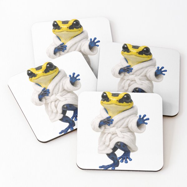Item preview, Bathrobe Poison Dart Frog designed and sold by Sillytoe.