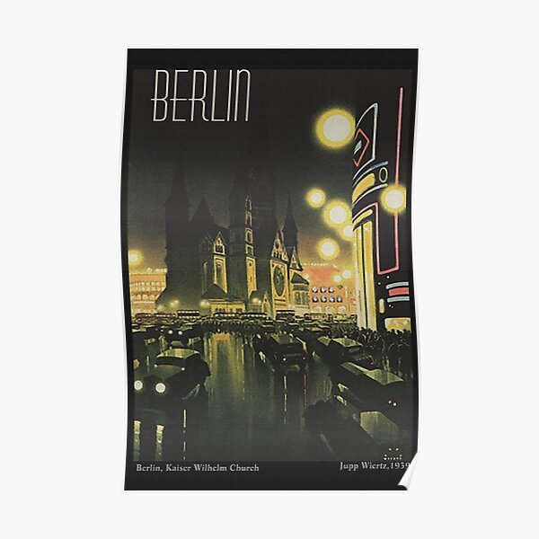 Berlin at Night, 1939 Poster