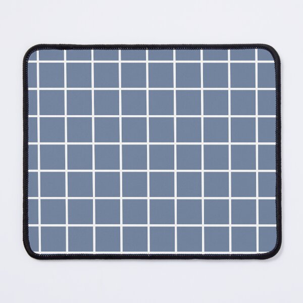 Item preview, Minimalist Slate Blue Grid Phone Case for Girls | Aesthetic Steel Blue Checkered Journal for Students | Blue Grey Grid Pattern Blanket for Mom | Muted Blue Square Grid Tote Bag for Teachers designed and sold by VivaFy.