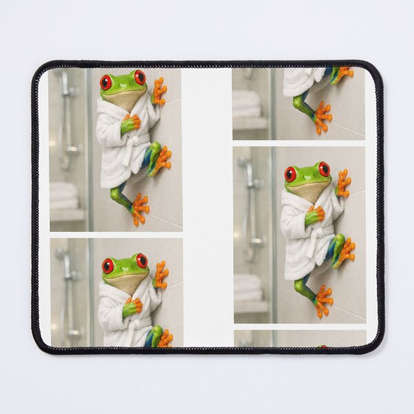 Item preview, Cozy Bathrobe Red-eyed Tree Frog designed and sold by Sillytoe.