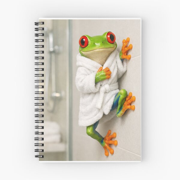 Item preview, Cozy Bathrobe Red-eyed Tree Frog designed and sold by Sillytoe.