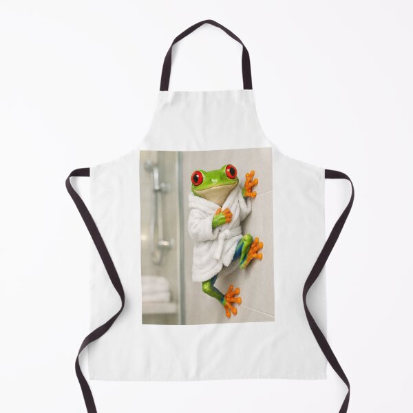 Item preview, Cozy Bathrobe Red-eyed Tree Frog designed and sold by Sillytoe.