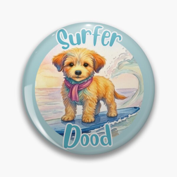 Item preview, Surfer Dood JoJo (round) designed and sold by Doodles Down South.