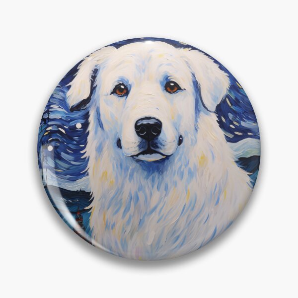 Item preview, Funny Kuvasz Starry Night Illustration Mom Dad Kids designed and sold by rafaeltto.