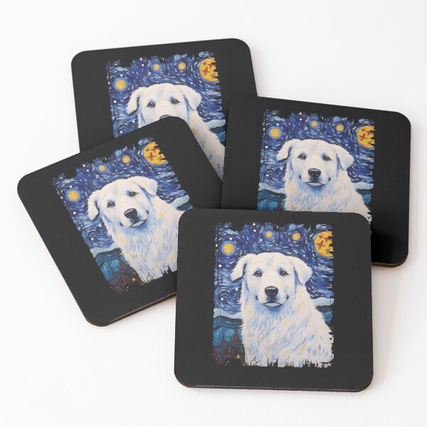 Item preview, Funny Kuvasz Starry Night Illustration Mom Dad Kids designed and sold by rafaeltto.