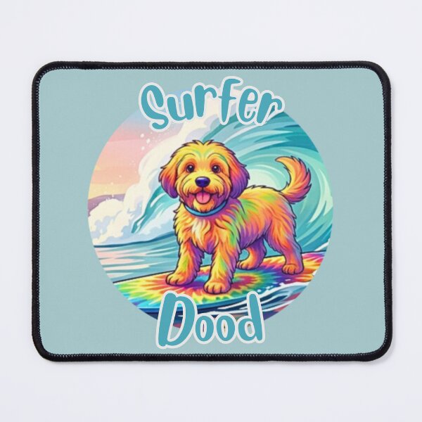 Item preview, Surfer Dood Dooley (round) designed and sold by Doodles Down South.