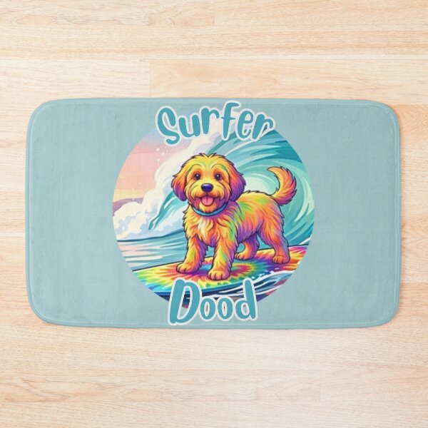 Item preview, Surfer Dood Dooley (round) designed and sold by Doodles Down South.