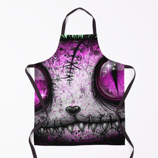 Item preview, Psychedelic Grinning Cat Dark Gothic Skull Art designed and sold by DonaldWaltersxx.