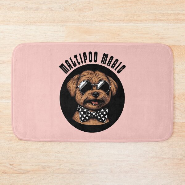 Item preview, Maltipoo Magic Cute Dog Design | Stylish Puppy with Sunglasses and Bow Tie designed and sold by Sachie's Studio.