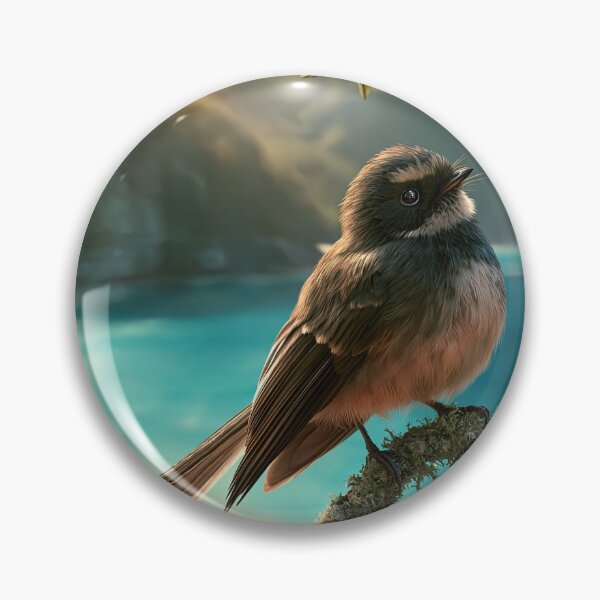 Item preview, Fantail on Pohutukawa designed and sold by TheOosh.