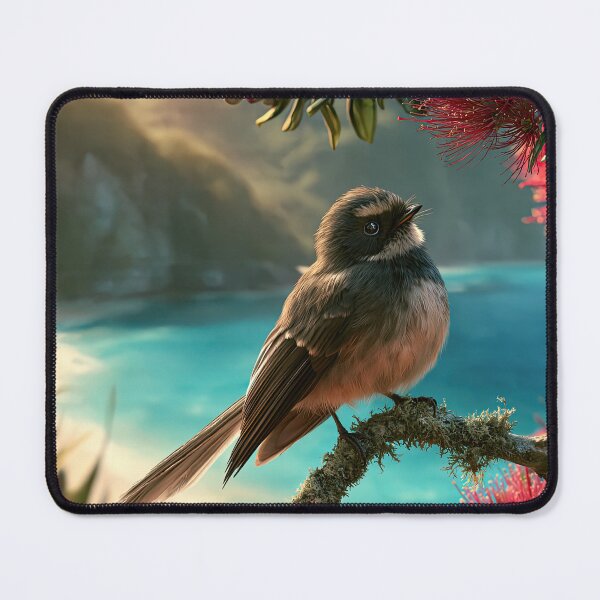 Item preview, Fantail on Pohutukawa designed and sold by TheOosh.