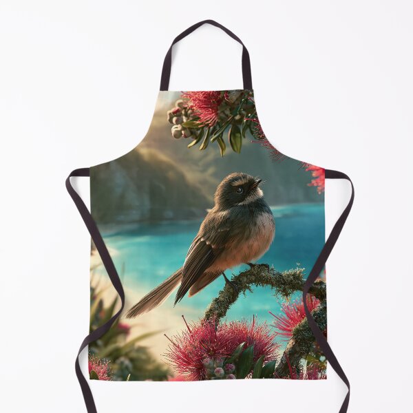 Item preview, Fantail on Pohutukawa designed and sold by TheOosh.
