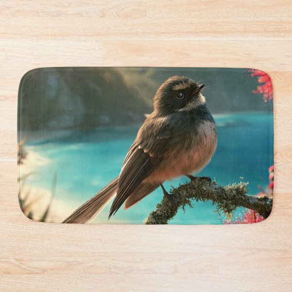 Item preview, Fantail on Pohutukawa designed and sold by TheOosh.