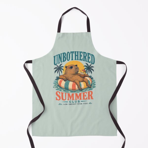 Item preview, Capybara Summer Club – Low Energy High Tide designed and sold by StillWildink.