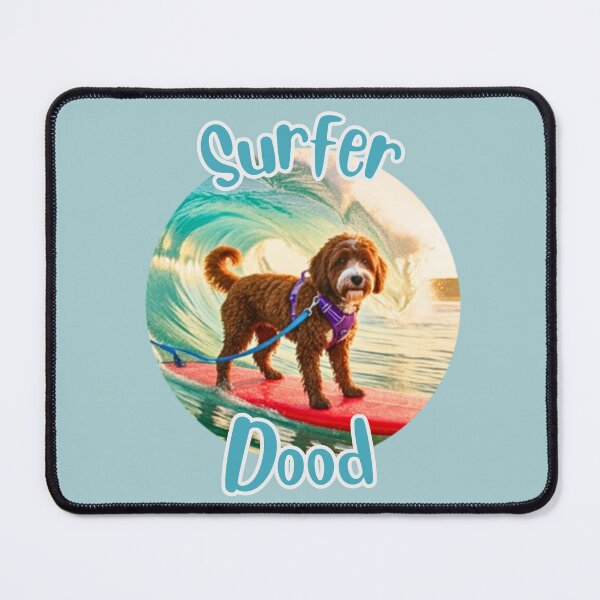 Item preview, Surfer Dood Leo (round) designed and sold by Doodles Down South.